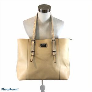 Brand New Cream Vegan Leather Laptop Bag Zysun